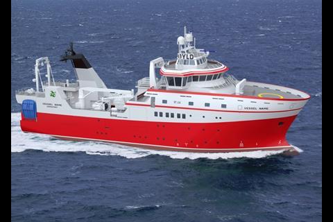 The Astilleros Balenciaga S.A. shipyard in Spain is building this new research vessel for Greenland